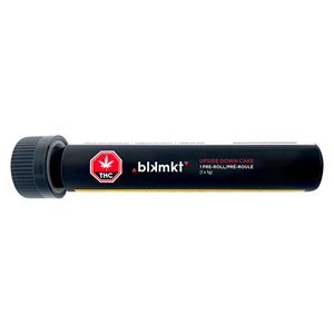 BLK MKT - Upside Down Cake Pre-Rolls - Indica - 1x1g