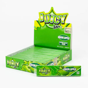 Juicy Jay's King Size Rolling Papers - Green Apple
