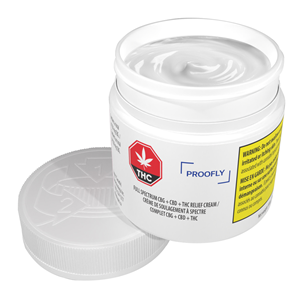 PROOFLY - Full Spectrum CBG + CBD + THC Relief Cream - Sativa - 100g